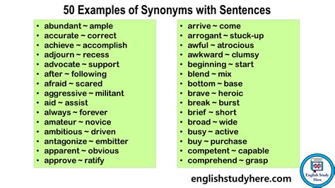 inscription synonym|50 examples of synonyms.